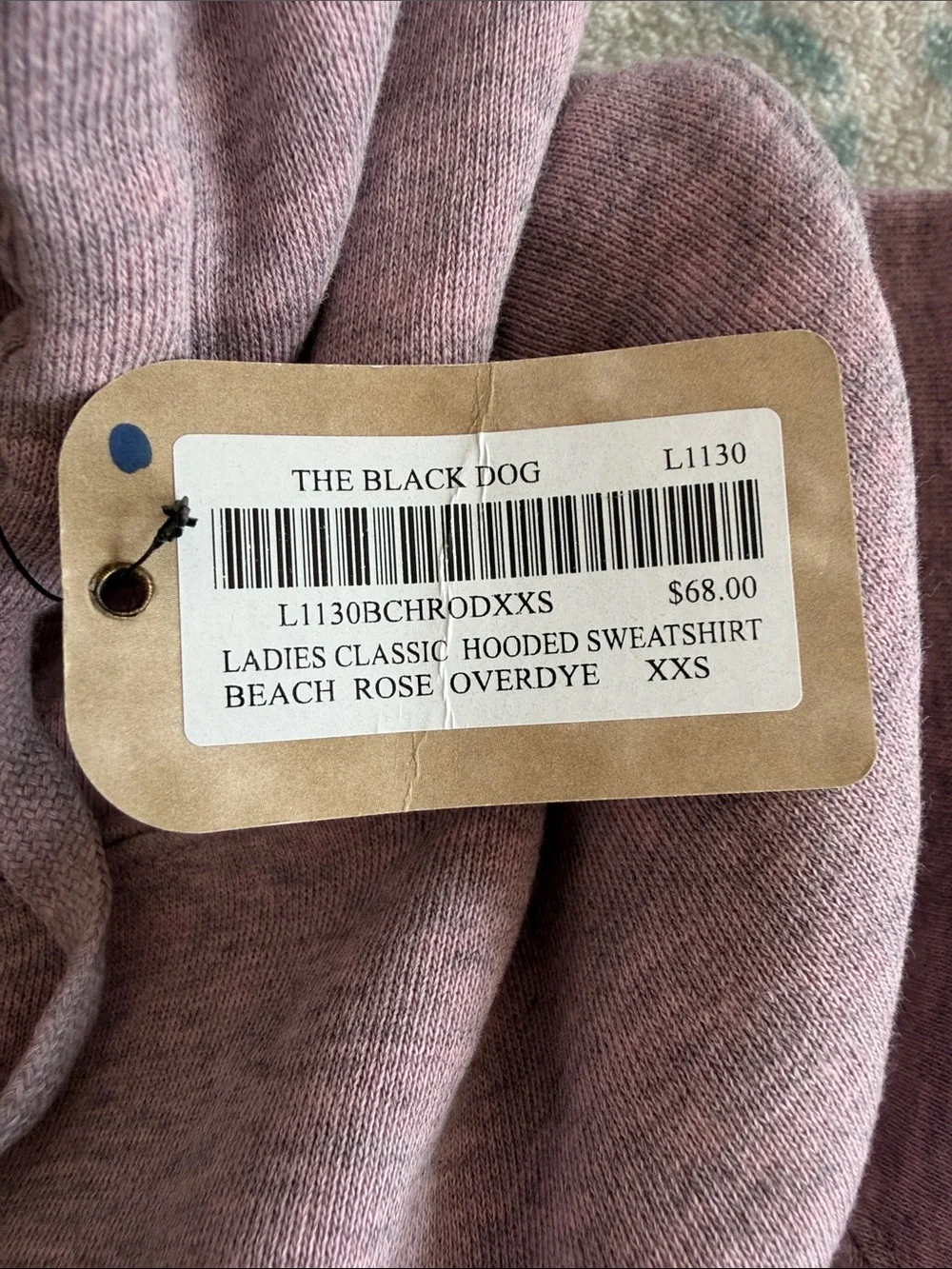 Black Dog Woman’s Purple & Pink Hoodie